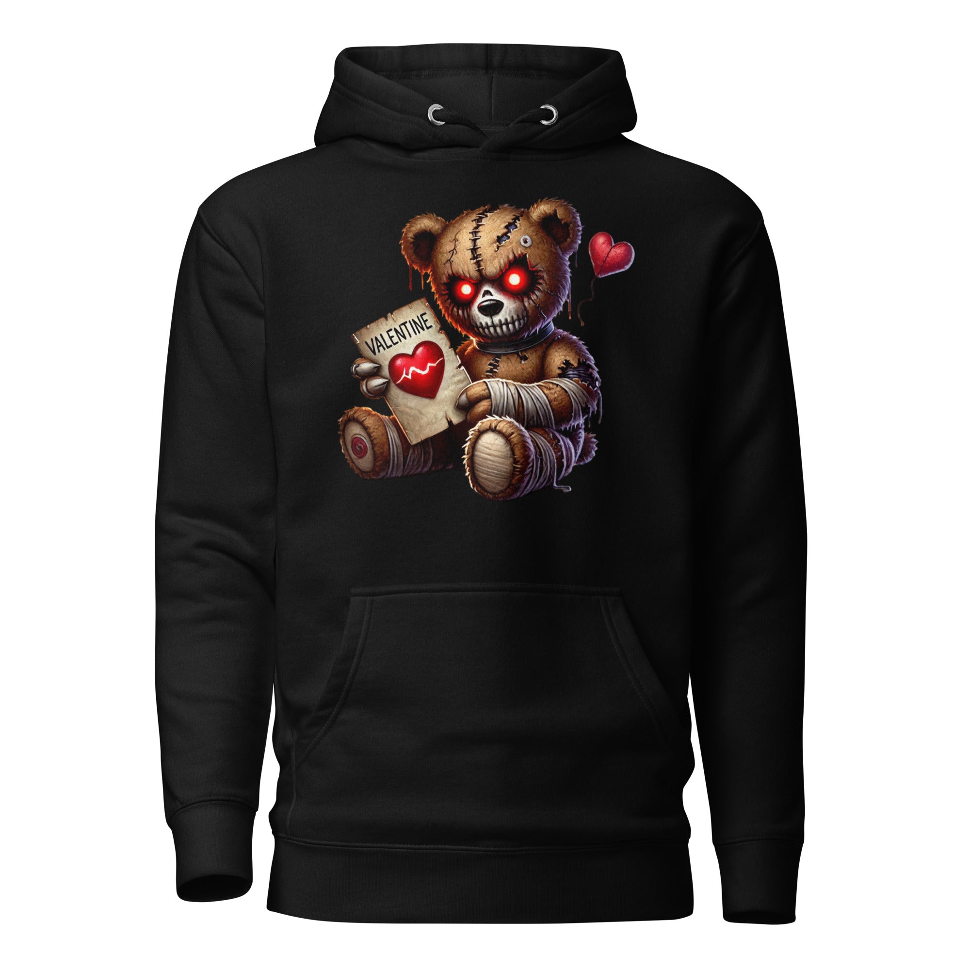 Zombie Teddy Bear Valentine Hoodie – Fanthom
